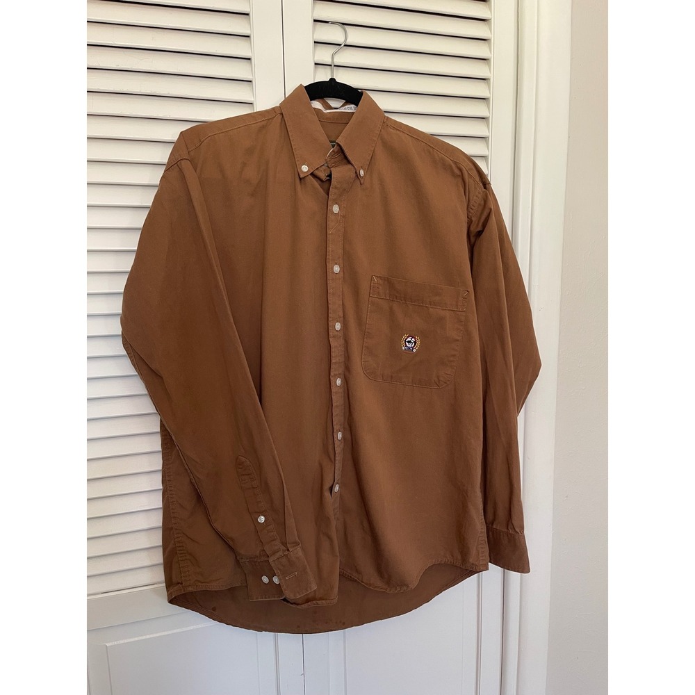Cinch Men's Size S Western Shirt Brown Button Down Long Sleeve Cowboy Rodeo